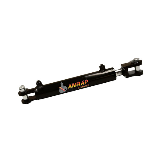 4x24 Hydraulic Cylinder - 4 Bore 24 Stroke Double Acting Welded Clevis Hydraulic Cylinder 3000 PSI