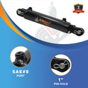 2x32 Hydraulic Cylinder - 2 Bore 32 Stroke Double Acting Welded Threaded Clevis Hydraulic Cylinder 3500 PSI