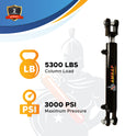 1.5x4 Hydraulic Cylinder -   1.5 Bore 4 Stroke  Double Acting Welded Clevis Hydraulic Cylinder  3000 PSI