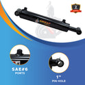 2x30 Hydraulic Cylinder -   2 Bore 30 Stroke Double Acting Welded Cross Tube Hydraulic Cylinder 3500 PSI