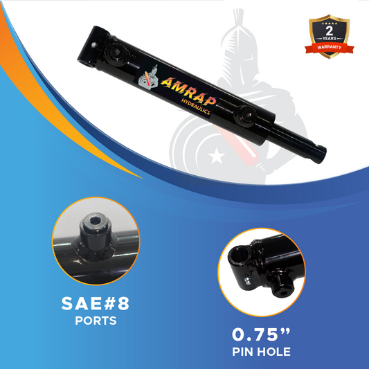 2x36 Hydraulic Cylinder -   2 Bore 36 Stroke  Double Acting  Pin Eye  Hydraulic Cylinder  3500 PSI