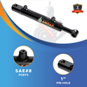2.5x30 Hydraulic Cylinder -   2.5 Bore 30 Stroke  Double Acting Welded Tang Hydraulic Cylinder  3500 PSI