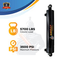 2x30 Hydraulic Cylinder -   2 Bore 30 Stroke Double Acting Welded Cross Tube Hydraulic Cylinder 3500 PSI
