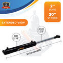2x30 Hydraulic Cylinder -   2 Bore 30 Stroke Double Acting Welded Cross Tube Hydraulic Cylinder 3500 PSI