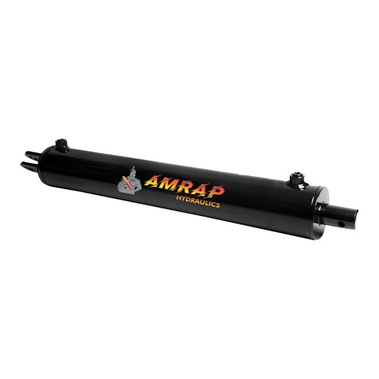Magister Hydraulics WPE 4x24 Welded Double-Acting Hydraulic Cylinder, 4" Bore, 24" Stroke, 3500 PSI, Pin-Eye Ends